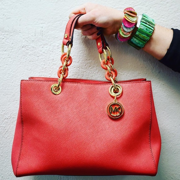 Michael Kors Handbags - SOLD❌Coral MK 💥 💫NWOT💫